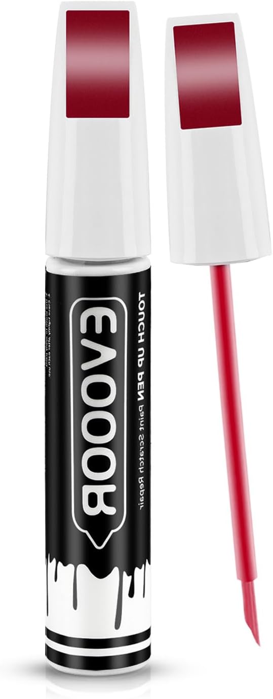 RR Ruby Red Metallic Tricoat Touch Up Paint for Ford – Exact Match 2 in 1 Paint Pen for Chips and Nicks Repair