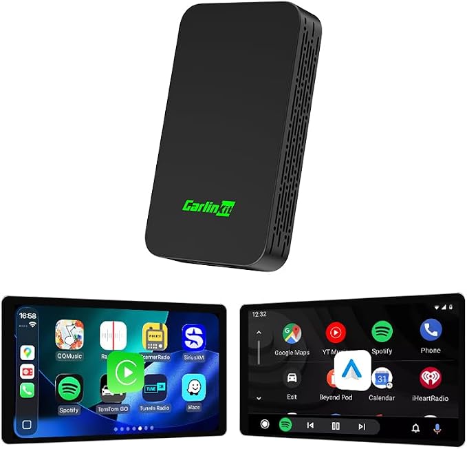 Wireless CarPlay Adapter for iPhone: Get in Your Car and Go - Auto Connects, Go Wireless Instantly, Crisp Audio, Always Updated. Carlinkit 5.0 Dongle for Wired CarPlay Android Auto Cars(2AIR Black).