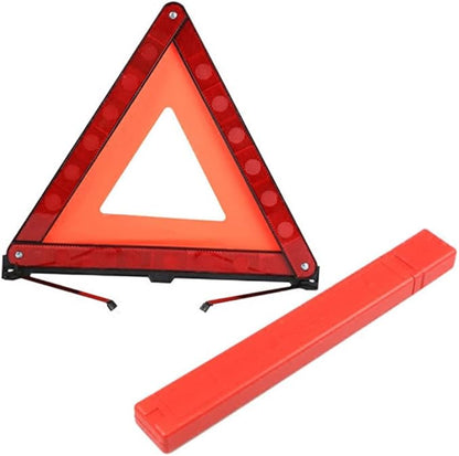 DECHOUS Reflective Roadside Warning Triangle Sign Safety Kit with Sturdy Tripod Quick Setup for Roadside Assistance Durable Design for Car Breakdowns