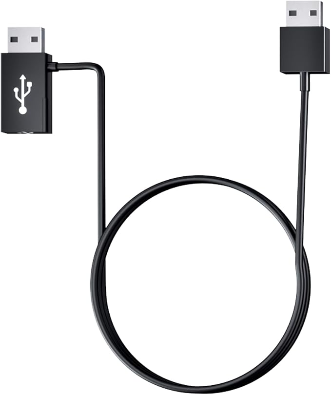 4-in-1 Wireless CarPlay Adapter for iPhone 15/16/17 & Newer, Wired Video Streaming, Screen Mirroring, Two-Way Control & Charging, Plug & Play for Factory Wired CarPlay (Y-Cable)