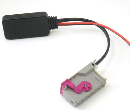 Bluetooth Adapter Audio Aux Input Cable Compatible with Audi RNS-E Navigation Plus A8 TT R8 A3 A4 A6 32-pin