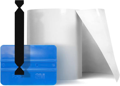 VViViD Clear Paint Protection Bulk Vinyl Wrap Film 6 Inches x 84 Inches Including Squeegee and Black Felt Applicator