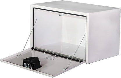 Buyers Products 1703203 Steel Underbody Truck Tool Box 14 x 16 x 30 Inch, White Powder-Coated 14 Ga Steel, Locking Stainless Paddle Latch, Drop Door, Weather-Resistant, Made in USA