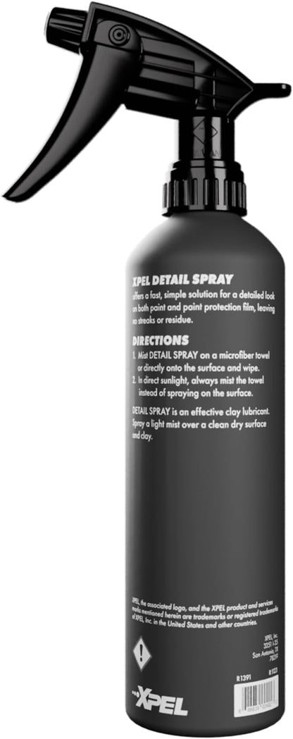 XPEL Detail Spray, 16oz - High-Gloss Professional Detailing and Cleaning Spray Enhances Car's Exterior with Streak-Free Finish and Shine