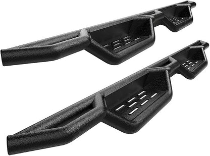 APS Black 6 Inches Tubular Drop Down Style Side Bars Running Boards Compatible with Chevy Colorado GMC Canyon 2015-2026 Crew Cab