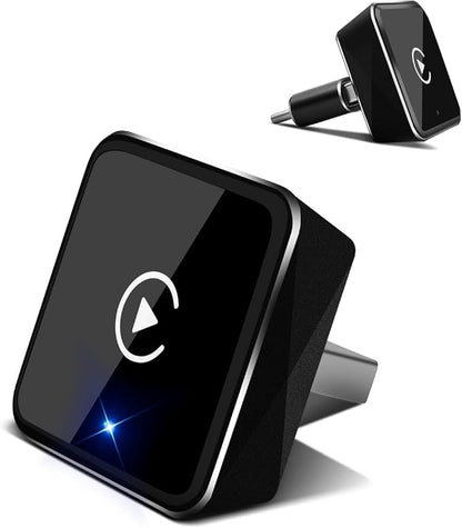Wireless CarPlay Adapter for iPhone, Convert Wired to Wireless, Small Size | ViaBecs Fast Stable Connection Wireless Adapter Plug & Play For 2016+ Cars, Auto-Reconnect, Siri, USB-C Adapter, Low Latency