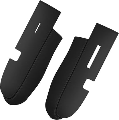 AOMSAZTO Front Door Panels Armrest Cover Leather Left & Right for Honda Cr-V CRV 2007-2012 (Black)