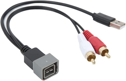 Keenso Car Radio USB Port Retention Cable USB Input Adapter Replacement for Juke Versa Car Bluetooth Kit
