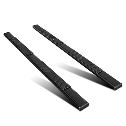 [Pair] 5 Inch Black Stainless Running Boards/Side Steps/Nerf Bars Compatible with 04-14 Ford F150 Crew Cab