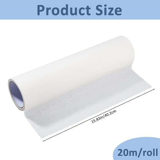 SUPERFINDINGS Masking Tape 0.4x20m General Purpose Tape Textured Paper for Painting White Art Adhesive Protective Paper Roll Tracing Frisket for Artists Painting Crafting Covering Skirting