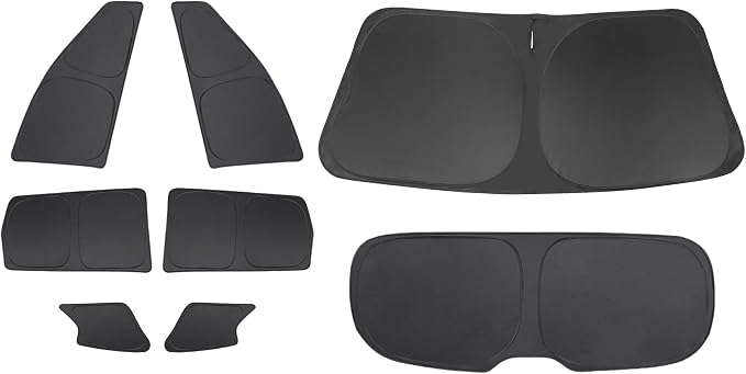 TINGLU Window Shades for Infiniti QX60 2014-2021 Accessorie Car Side Full Windows Rear Triangular Windshield Sun Shade Sun UV Rays & Privacy Protection for Camping,Napping,and Relaxing 8PCS