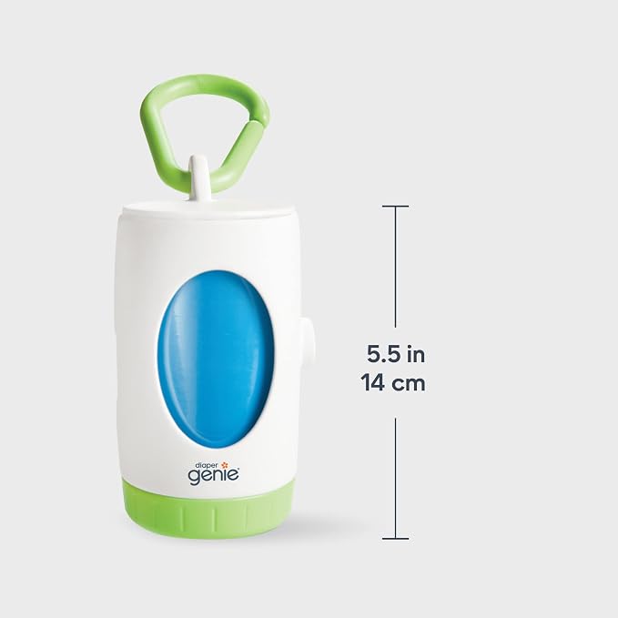 Diaper Genie On-The-Go Dispenser, Portable Diaper Bag Dispenser, Lavender Scent