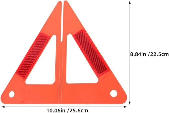 5pcs Emergency Car Safety Triangle Warning Rack Reflective Sign Versatile Safety for Roadside Use