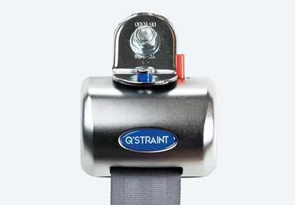 Q’Straint Q-8300-A1-L QRT Max Wheelchair Tie-Down Kit for L-Track – 4 Knobless Retractors with Positive Lock Indicators, L-Track Fittings, and Occupant Restraint System
