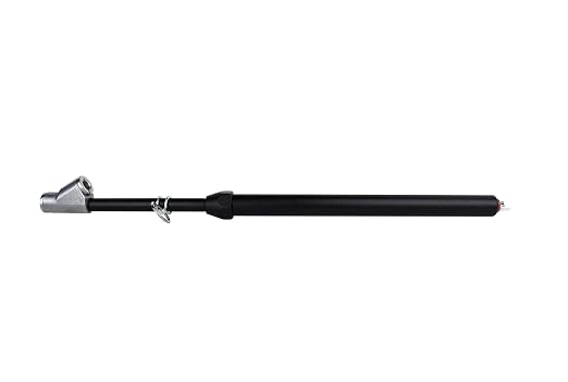 Milton Dual Foot Straight Lock-on Chuck Service Gauge, Non-Slip Grip Matte Black Poly -13” 10-160 PSI, for Large Vehicle Tires Made in USA (986BLK)