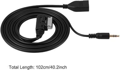 Yctze Accessories Car Audio AUX USB Adapter Cable Cable Adapter Converter Cable C63 E200l CLS E S ML Class