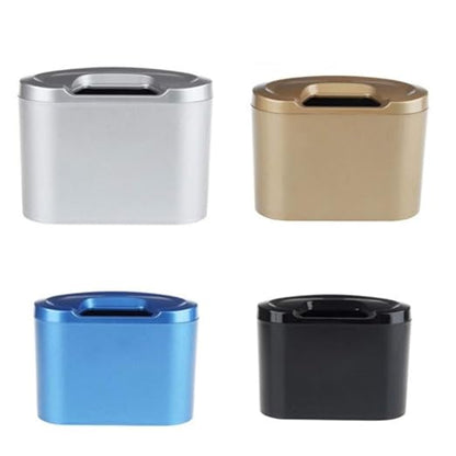 Sakali Portable Mini Car Garbage Can Premium Quality Universal Traveling Portable Car Trash Can (Red)