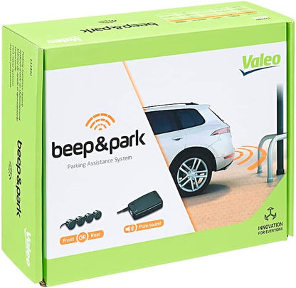 VALEO Beep and Park Parking Assistance Kit with 4 Sensors + 1 Speaker - Front or Rear Mounting 632200