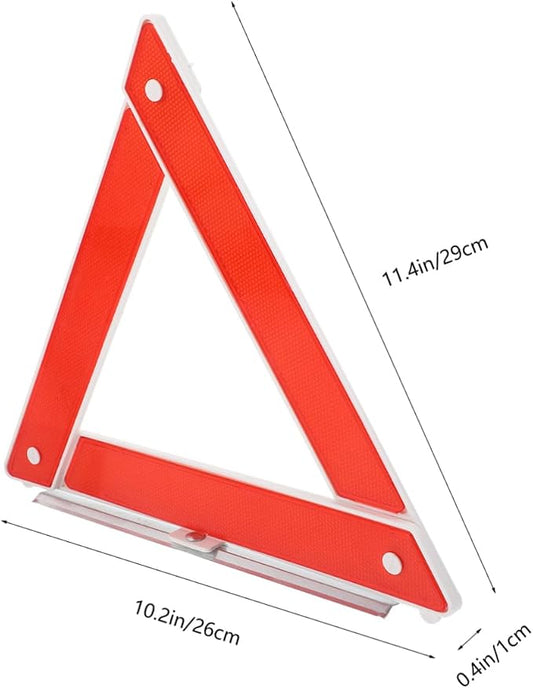 SOLUSTRE Truck Accessories Foldable Safety Triangle Road Reflectors Vehicle Safety Kit