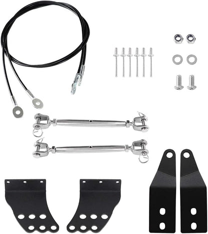Limb Risers Kit Compatible with for Jeep Wrangler TJ 1997-2006 Limb Riser Through the Jungle Protector Obstacle Eliminate Rope