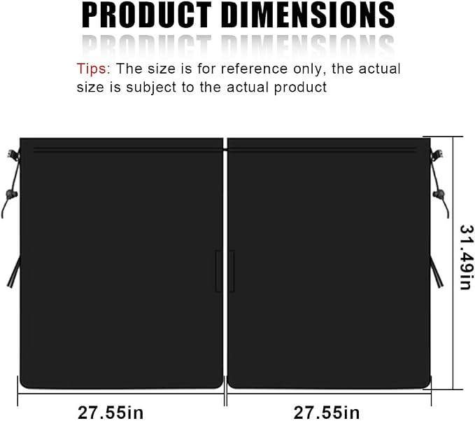 Car Window Shades, UV Protection Privacy Sunshade Covers, Removable Divider Curtains, Universal Car Interior Accessories for Sleeping Traveling Camping (1PC)
