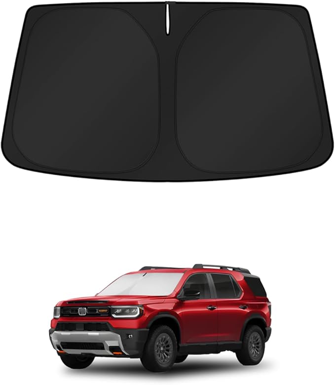 KUST Windshield Sun Shade for Honda Passport 2026 Window Accessories Shade Sun Visor Cover Foldable Block UV Rays