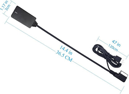 Yoper Bluetooth 5.0 Adapter Compatible with Audi A3 A4 A5 A6 A7 S3 S4 Q3 Q5 Q7 Volkswagen VW 2G 3G 3G+ AMI MMI Port Cable Music Play Connector Works with Apple iPhone iPod Android