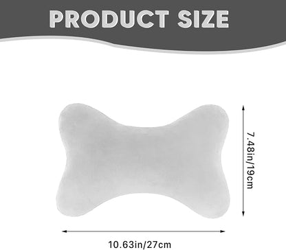 Car Headrest Pillow, Soft & Comfortable Memory Foam Car Neck Pillow for Driving Fatigue Relieve, Universal Cars Head Rest Pillows with Adjustable Strap, Car Interlor Accessorles (Gray)