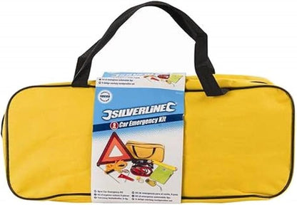 Silverline 933429 Car Emergency Kit - Set of 9