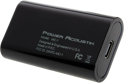 Power Acoustik MagiCast Wireless CarPlay & Android Auto Adapter – Plug & Play Dongle Converts Wired Car Stereos to Wireless – Universal Fit, Fast Auto-Pairing, USB Connection