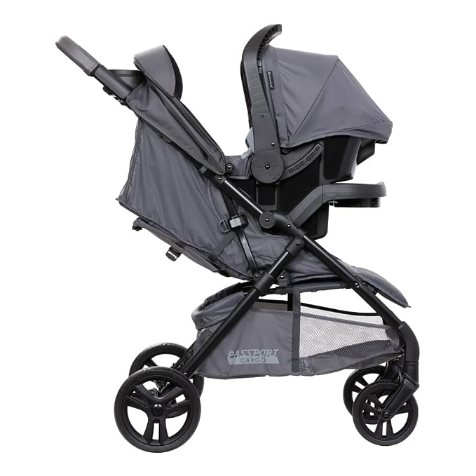 Baby Trend Passport® Cargo Stroller Travel System with EZ-Lift™ Plus Infant Car Seat, Grey Bamboo