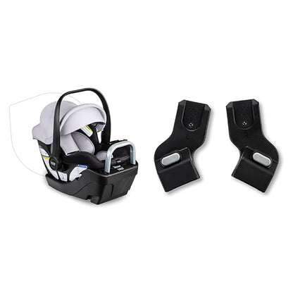 Britax Willow S Infant Car Seat with Alpine Base, ClickTight Technology, Rear Facing Car Seat & BOB Gear® Wayfinder™ Jogging Stroller Infant Car Seat Adapter, Compatible with Select Britax, Nuna