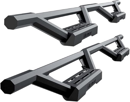 APS Drop Steps Running Boards Compatible with Ram 1500 2019-2026 Crew Cab (Will Not Fit 2018 Previous Generation Build in 19-24) | Stainless Steel | Anti-Slip | 500lbs Capacity | 5-Year Warranty