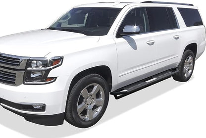 APS 6.5in Side Armor Stainless Steel Running Boards Compatible with Suburban Yukon XL 2005-2020 (Exclude Z71 Hybrid) & Avalanche 03-13 (Without Body Cladding) (Nerf Bars Side Steps Side Bars)