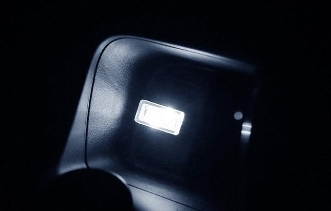 iJDMTOY Xenon White USB Plug-in Miniature/Nano LED Car Interior Ambient Accent Lighting Kit
