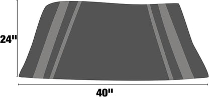 XL Car Drying Towel, 1300 GSM Professional Car Towel with Double Twisted Loop, Car Drying Towels Extra Large Super Absorbent, Microfiber Drying Towels for Cars, Trucks, SUVs - 40"x24", Gray