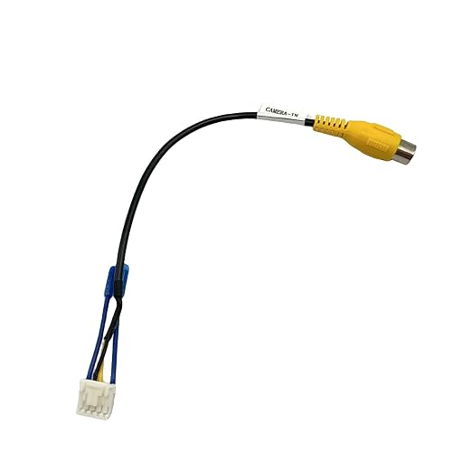 10 Pin Backup Camera Cable Wiring Harness Adapter Connector Video Input Aftermarket Radio Compatiable with Android Car Stereo RCA Wiring Harness Connector