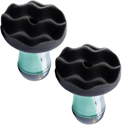 For Car And Truck Tire Shine Applicator With Integrated Pump Reservoir, Foam Brush For Smooth Tire Dressing Application And Reusable Pads