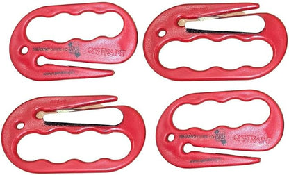 Q'Straint Q5-7590 Emergency Webbing Cutter with Self-Fastener Mount – Easy Access Storage Tool – Pack of 4 – OEM Component for Mobility and Transit Vehicles
