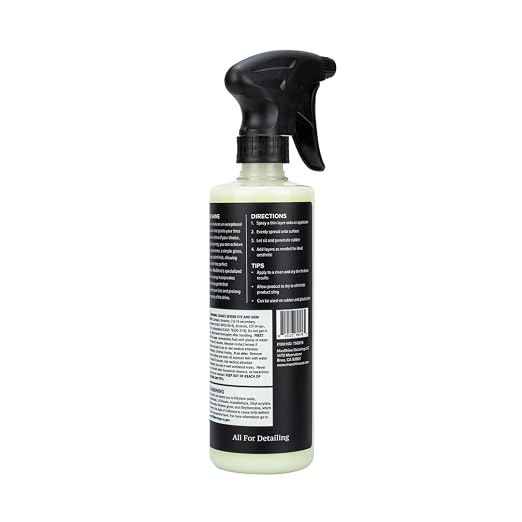 Maxshine Tire Shine 16oz | Acrylic Formula Tire Dressing with UV Protection | No-Sling, Dry-to-the-Touch Finish | Gloss Enhancer Nourishes Rubber & Protects Tires | Professional Car Detailing Supply