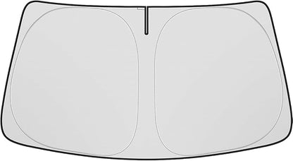 BIBLOZ Windshield Sun Shade for Toyota RAV4 2013-2018, LE, XLE, SE, Adventure, Limited, Platinum Accessories Foldable Car Sunshade Front Window Sun Visor PET Reflective Material Blocks UV Rays
