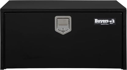 Buyers Products 1702105 Steel Underbody Truck Tool Box 18 x 18 x 36 Inch, Black Powder-Coated 14 Ga Steel, Locking Stainless Paddle Latch, Drop Door, Weather-Resistant, Made in USA