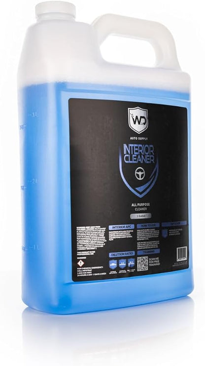 Interior Cleaner - All-Purpose Car Interior Cleaner for Plastic, Vinyl, Rubber & Trim - 128oz