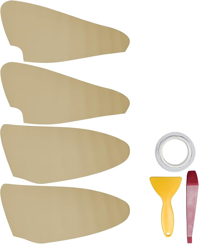RUIANTE 4pcs Door Panel Cover Trim Replacement Compatible for Accent 2010-2016 Car Interior Accessories (Beige)