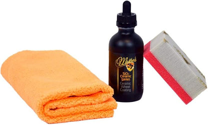 McKee's 37 Ceramic Wheel Coating (Brake Dust and Wheel Protectant) Kit, 4 fl. oz. (sio2 Ceramic Series)
