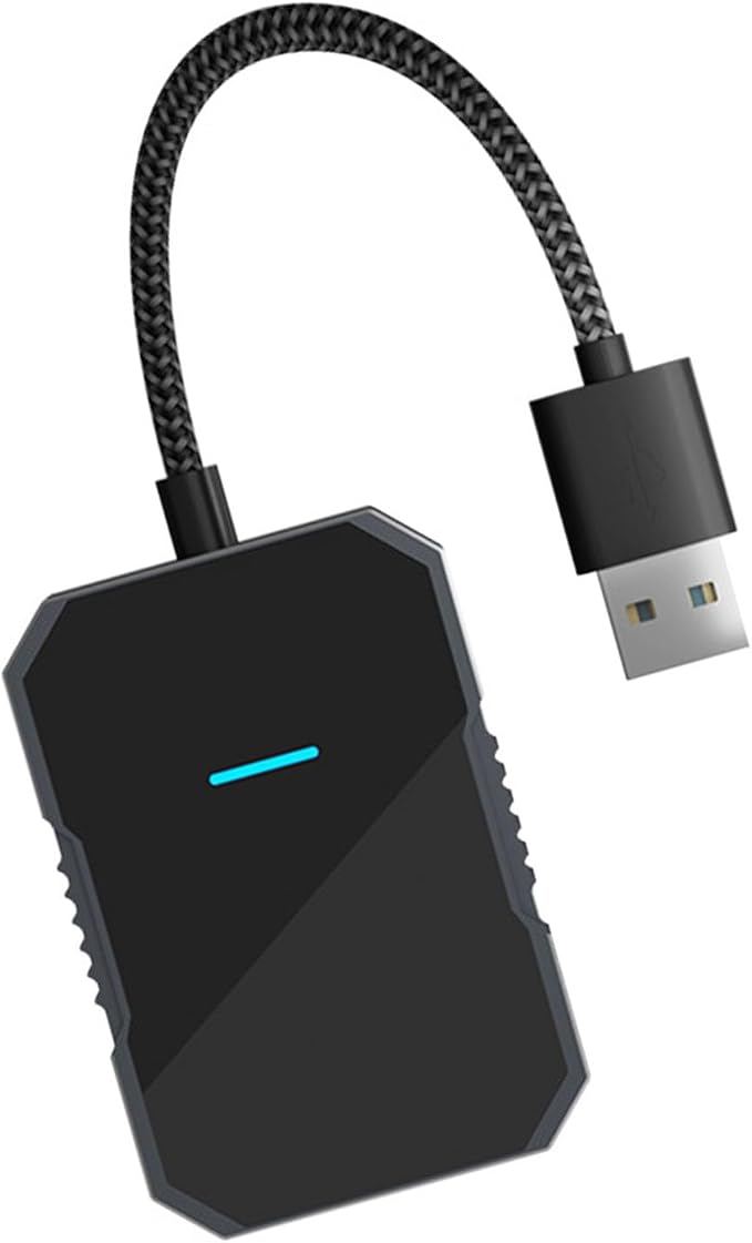 Adapter, Wired to Wirele ss Adapter for for Android Auto Stable Connection Plug and Play Car Wirel ess Converter