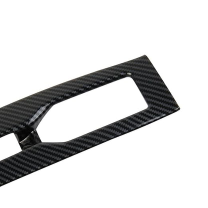 Carbon Fiber Interior Front Door Window Switch Panel Cover Trim for Ford F150 2021+ Decoration Accessories
