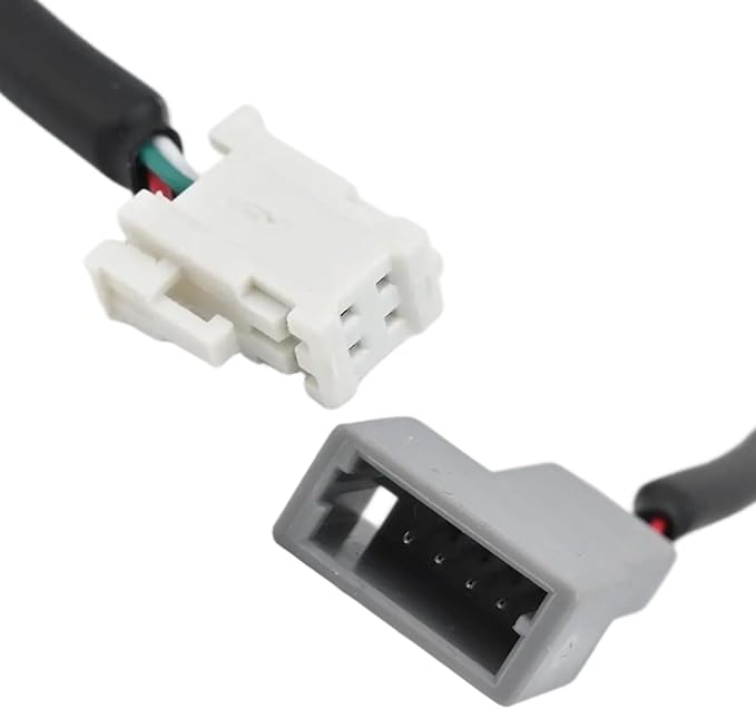 USB 2.0 Female To Male Adapter Cable For Hyundai And For Kia For Android Multimedia Systems 4-Pin Interface 20Cm Black ABS Car Radio Extension Replacement Direct Install(4pin)