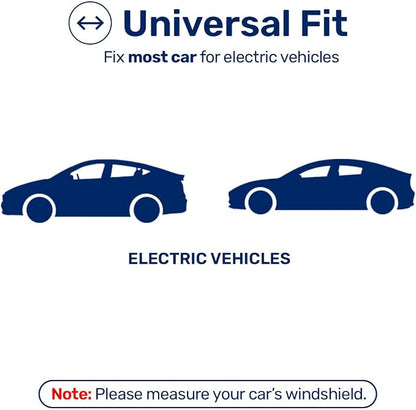 GENANY Evil Eyes Movie Windshield Sun Shade for Electric Vehicle (59x37 Inches), Automobile Sunshade, Protector Blocks UV, Halloween Auto Gift, Car Decor