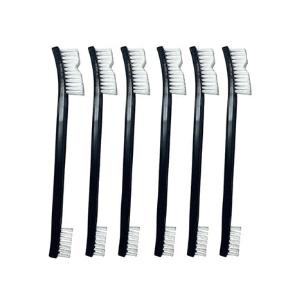 6-Pack Ultimate Detailing Brush Set: Heavy-Duty Nylon & Wire Brushes for Cars, Kitchens & Tight Spaces – Ergonomic Grip, Non-Scratch Bristles